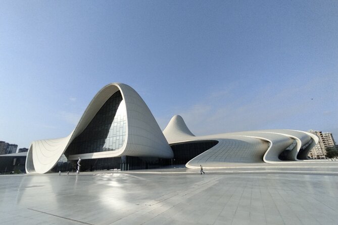 A Full Day Baku City Private Tour - The flowing lines of Heydar Aliyev Centre
