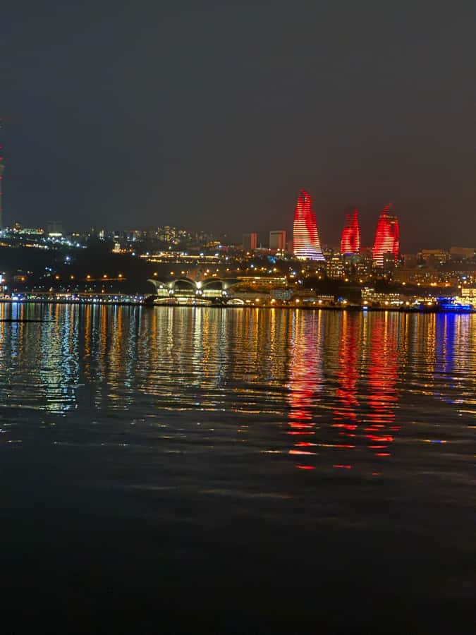 Baku: Caspian Sea Boat Tour with City Skyline Views - The skyline sights, from Maiden Tower to Crescent Mall