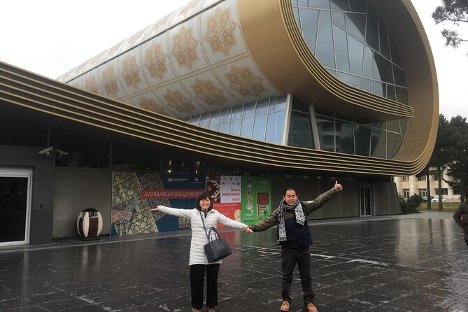 Baku City Tour and Old town without transportation service - Baku Boulevard, Flag Square, and Crystal Hall