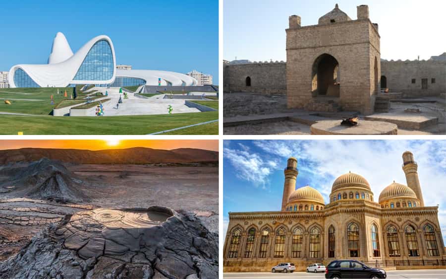 Baku: Gobustan, Mud Volcano, Fire Mount, Temple Lunch Entry - Bibiheybat Mosque sets a calm tone
