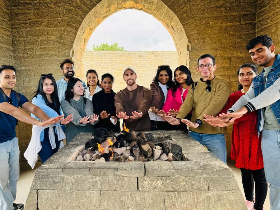 Baku: Gobustan, Mud Volcano, Fire Mount, Temple Lunch Entry - Gobustan’s mud volcanoes are the day’s wild card