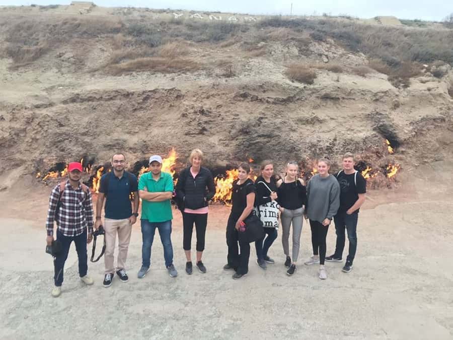 Baku: Gobustan, Volcanoes, Fire Temple and Yanardag Day Trip - Ateshgah, the fire temple near Baku