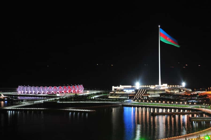 Baku Guided Night Tour - The Flame Towers are a quick but memorable photo stop