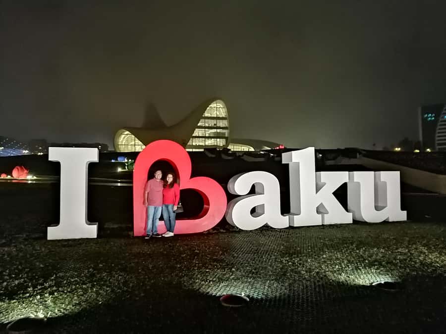 Baku Lights Night Tour with Hotel Pickup - Flag Square and the Caspian waterfront
