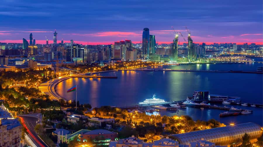 Baku Lights Night Tour with Hotel Pickup - What the guide and vehicle add