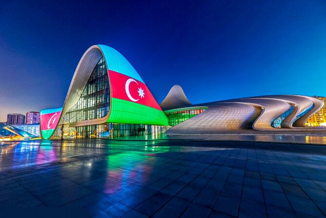 Baku Night City Tour Discover the Magic of Illuminated Landmarks - Meeting point, timing, and practical details