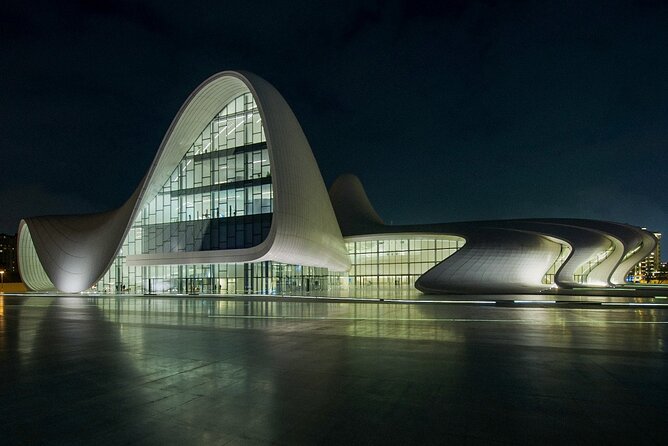 Baku Night City Tour Discover the Magic of Illuminated Landmarks - Mini-Venice by the waterfront