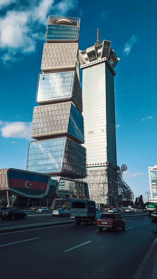 Baku: Night Panoramic Group Tour with Flame Towers 1 - Baku Boulevard and the Caspian waterfront