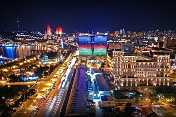 Baku night tour - The 15-minute transfer into the evening
