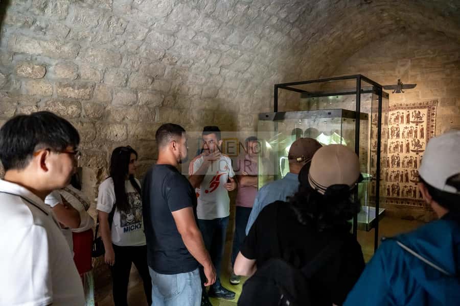 From Bakü: Sightseeing - Ateshgah - Yanardag - Gobustan - Gobustan 3D Bio Museum and the open-air rock museum