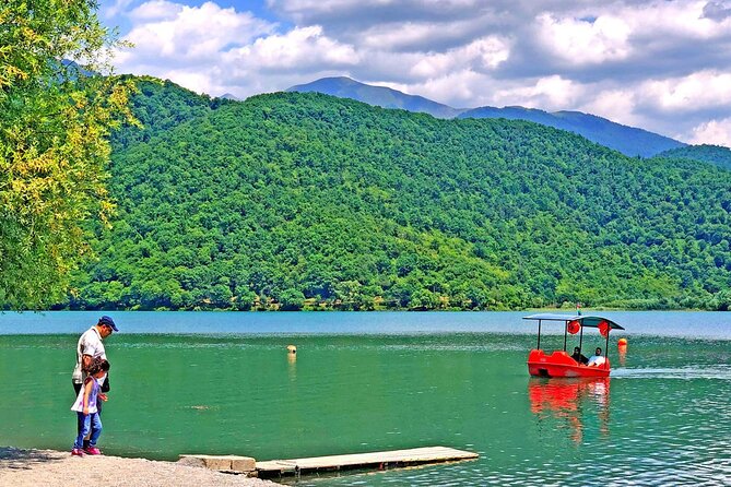 Gabala and Shamakhi Trip (Group or Private) - Lake Nohur, boats, and lunch beside the water