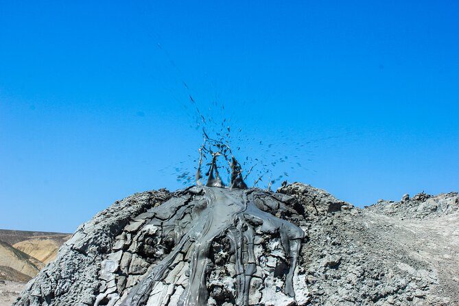 Gobustan and Mud volcanoes PRIVATE TOUR - Climbing close to active craters