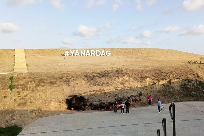 Gobustan-Mud Volcan-Fire Temple and Mountain Tour/Entrance inc - Gobustan rock art puts the modern scenery in perspective