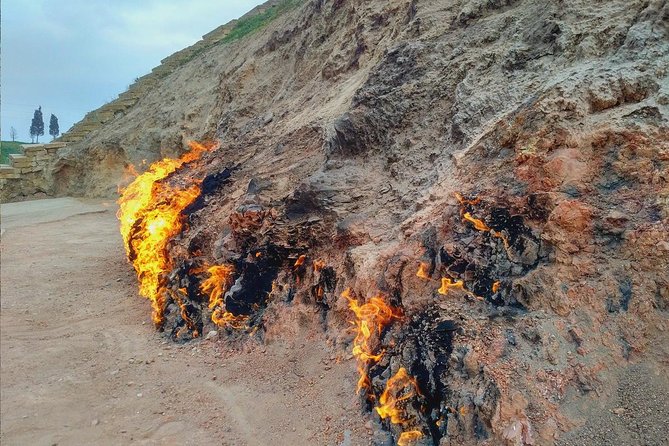 Gobustan, Mud Volcano, Burning Mountain and Fire Temple Tour - How the timing feels over five to seven hours