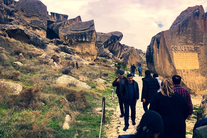 Gobustan Rock Art and Mud volcanoes PRIVATE TOUR - A brief stop at Bibi-Heybat Mosque