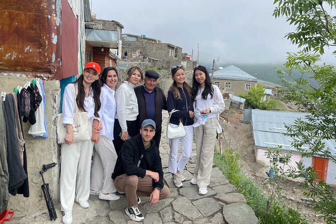 Guba and Khinaliq Village Tour including Homemade Lunch - The early stop at Besh Barmag Mountain