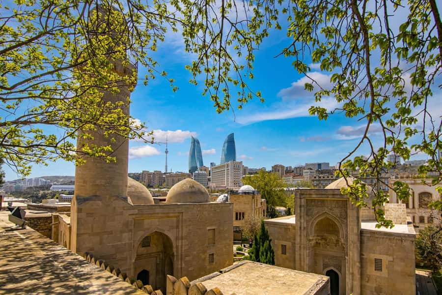 Heartbeat of Baku: Old & Modern City Walk (Group or Private) - Walking Toward the Caspian on Seaside Boulevard