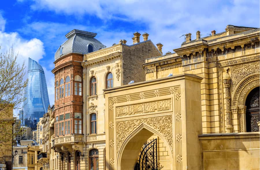 Heartbeat of Baku: Old & Modern City Walk (Group or Private) - Nizami Street and Modern Baku