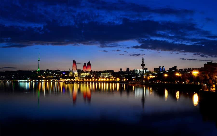 Incredible Baku Nights Panoramic Tour - From the Flame Towers to old Baku