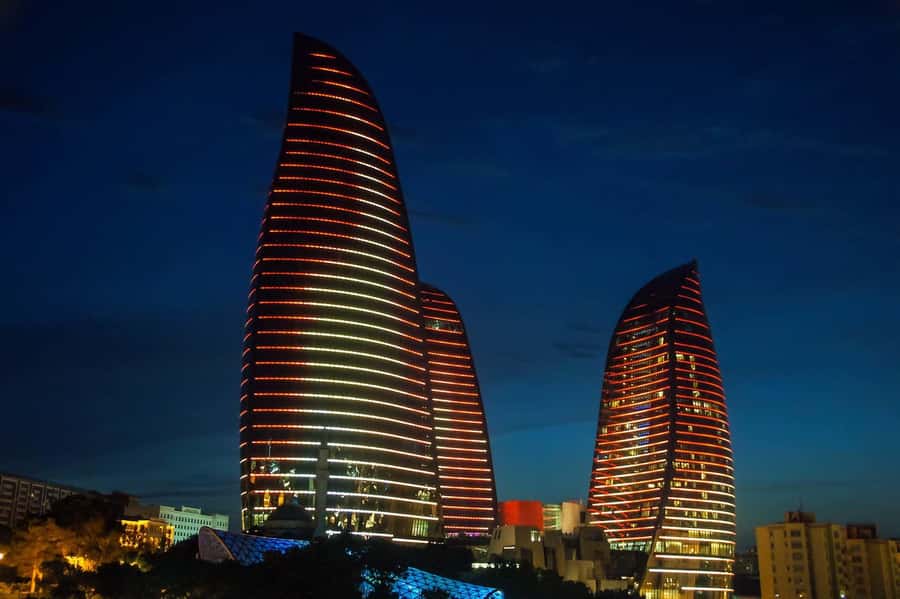 Night Lights of Baku: Guided Tour - Highland Park and the first view of Baku