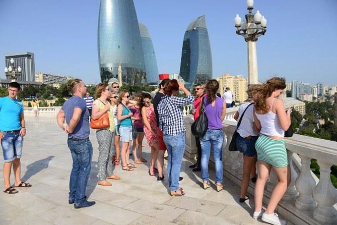 Old and Modern Baku Tour ( Day & Night Time) - Juma Mosque, Muhammad Mosque, and miniature books